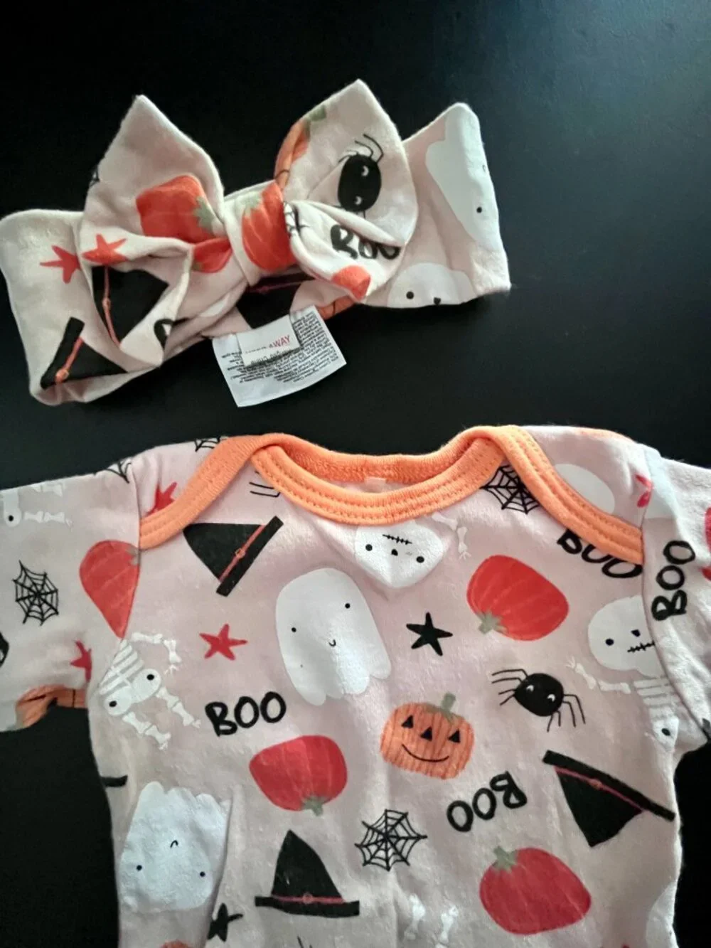 Set of 3, My 1st Halloween Baby Girl Onesies, 3-6 Months